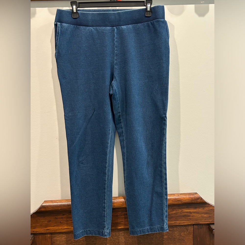J. Jill Pure Jill Indigo Slim Crops/Ankle Size Small